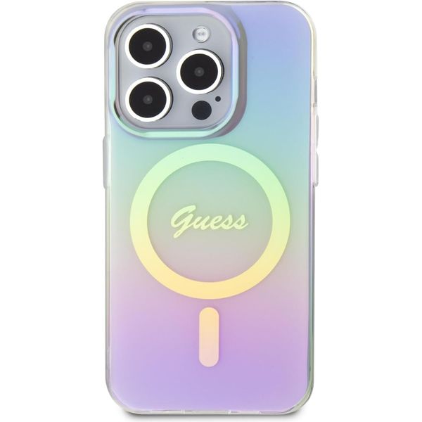 Guess GUHMP15XHITSU - Mobile Cover For iPhone 15 Pro Max - Purple