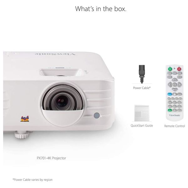 ViewSonic PX701-4K - Projector - White