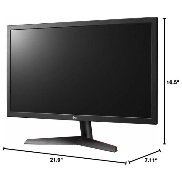 LG 24-Inch GN50-Series - Flat Monitor - 144Hz - 1ms Response Time - FHD - Black