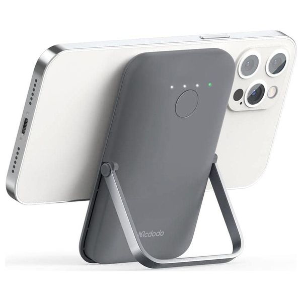  5000mah - شاحن محمول وايرليس مكدودو - MC-7050 - رمادي 