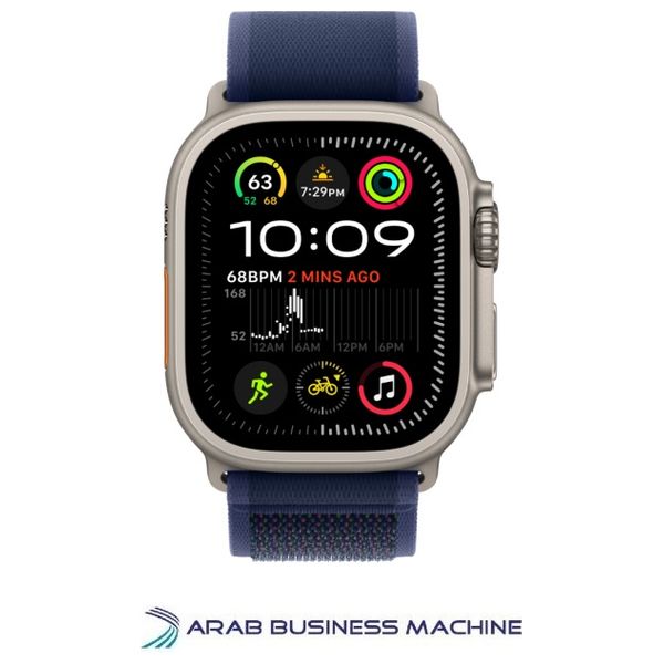  Apple Watch Ultra 2 2024 GPS + Cellular, - 49mm - M/L - Natural Titanium Case with Blue Trail Loop 