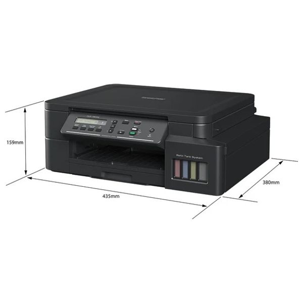 طابعة برذر نافثة للحبر الكل في واحد ملونة - DCP-T520W - واي فاي - اسود