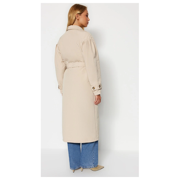 Trendyolmilla Women’s Long Coat - Beige