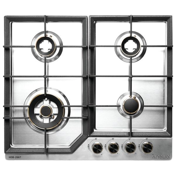  طباخ داخلي نوال - HOB-2667-05 - 4 مشاعل - ستانلس ستيل 