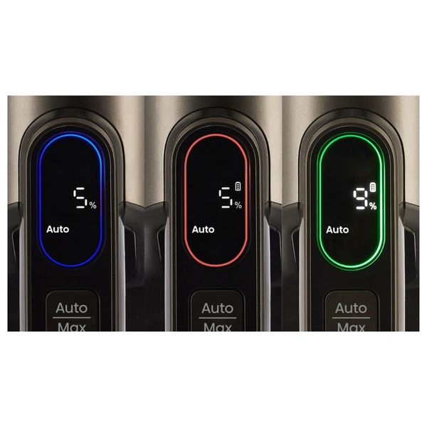  مكنسة محمولة هايسنس قوة شفط 120 واط - بطارية تدوم حتى 60 دقيقة - رمادي 