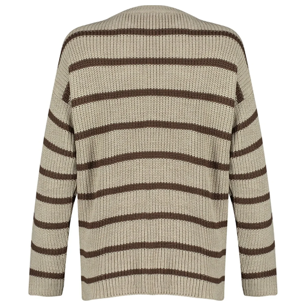 بلوزة نسائية مخططة ترينديول ميلا - بيجي