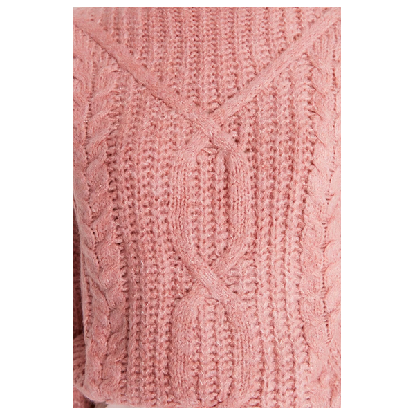 بلوزة نسائية قبة عالية ترينديول ميلا - وردي