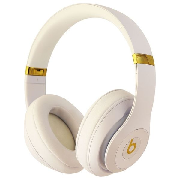 Elryan Beats Studio3 Bluetooth Headphone Over Ear Beige