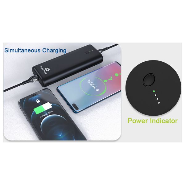  شاحن محمول فون بلانت - PP-PB20WPD04 - 20000mah - اسود 