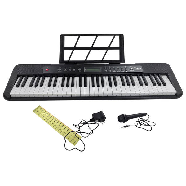  Aiersi A828 - Digital Piano Keyboard, 61 Key - Black 