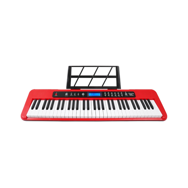  Aiersi A828R - Digital Piano Keyboard, 61 Key - Red 