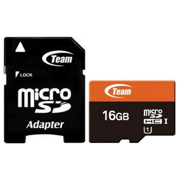  Team Group TUSDH16GUHS03 - 16GB - SD Card - Orange 