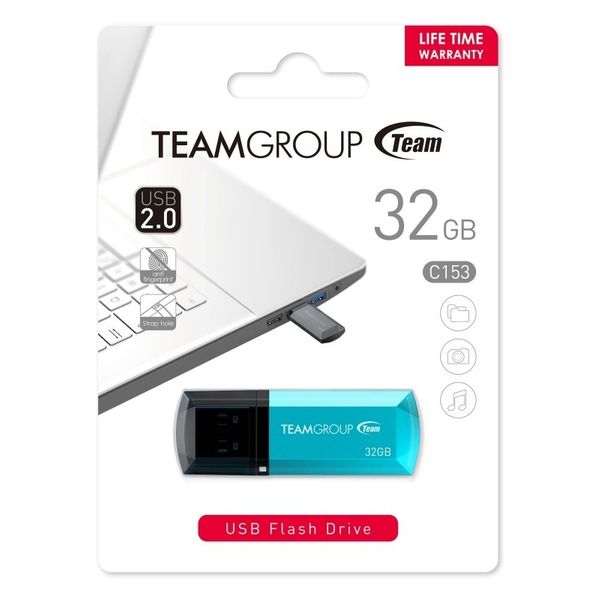   Flash Memory Team Group TC15332GL01 USB 2.0 - آبی - 32 گیگابایت 