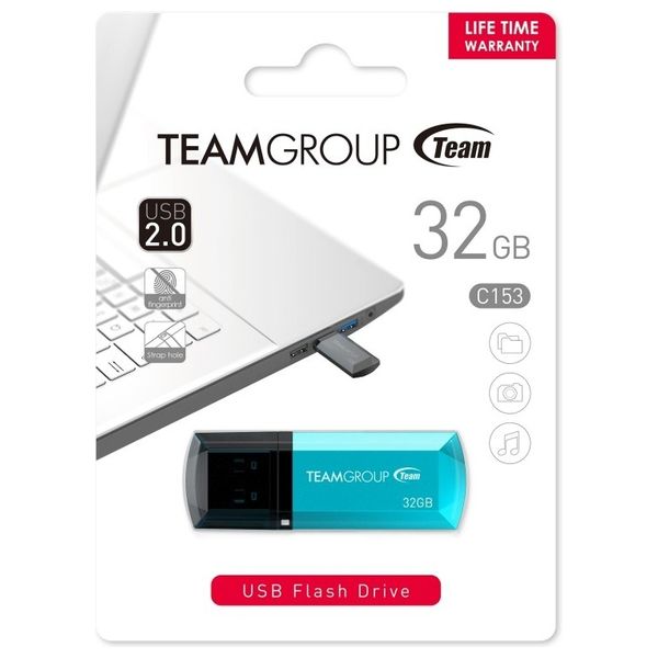  فلاش ميموري تيم كروب TC15332GL01 USB 2.0 - ازرق - 32كيكابايت 