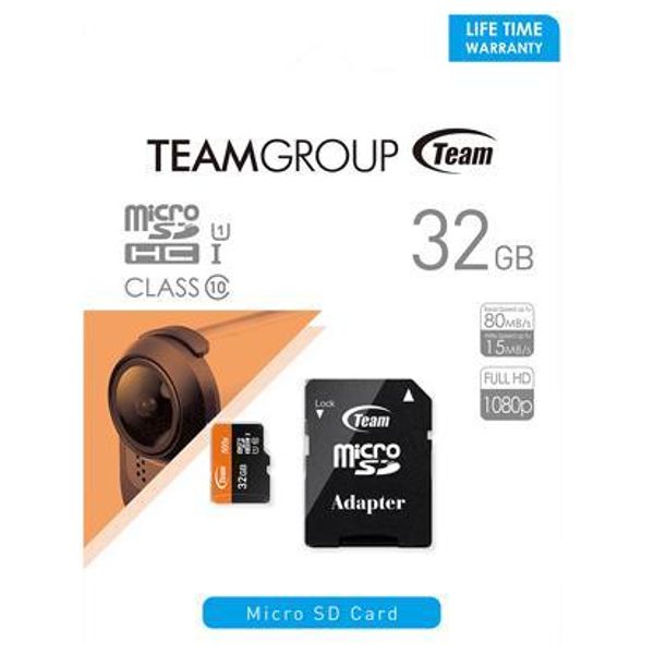  Team Group TUSDH32GUHS03 - 32GB - SD Card - Orange 