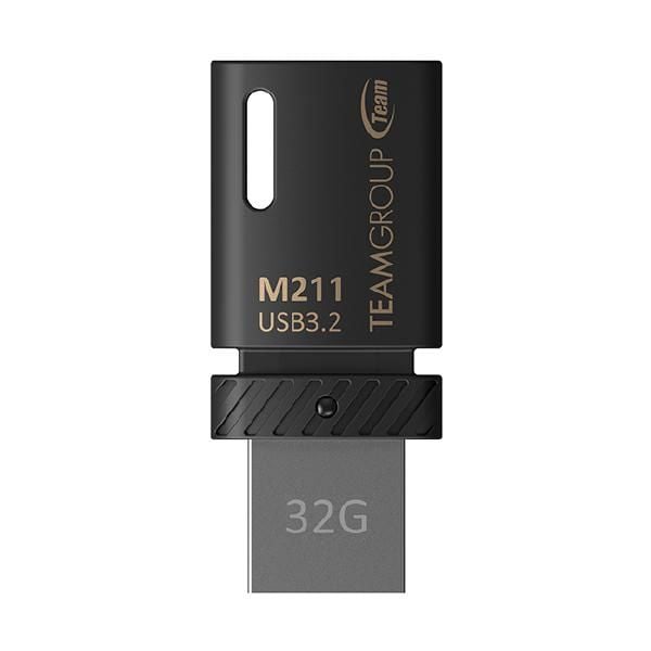  فلاش ميموري تيم كروب TM211332GB01 USB-C 3.2 - اسود - 32كيكابايت 