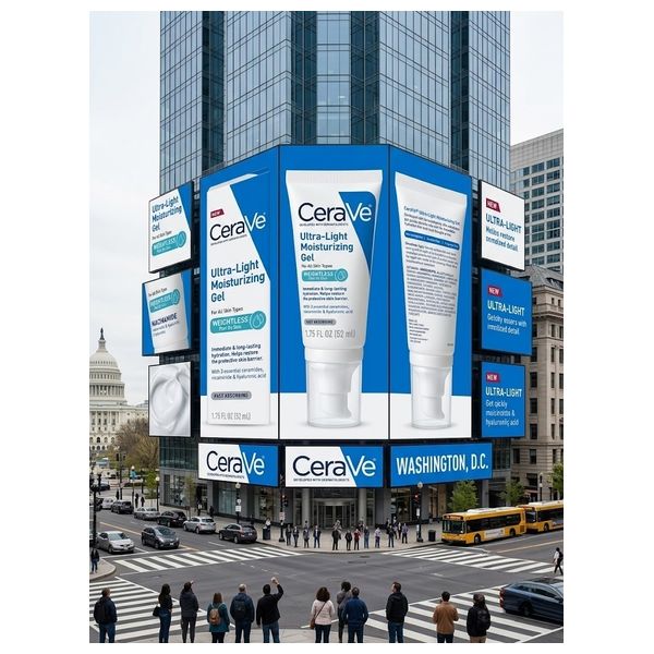  CeraVe Ultra-Light Moisturizing Gel, 52 ml 