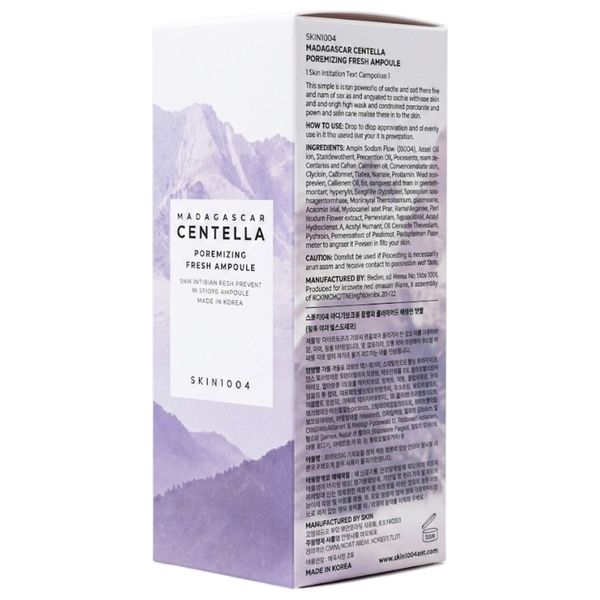  SKIN1004 Madagascar Centella Poremizing Fresh Ampoule, 100ml 