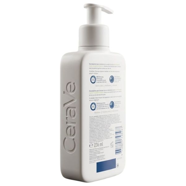  CeraVe Hydrating Cream-to-Foam Cleanser and Makeup Remover for Normal to Dry Skin - 236 ml 