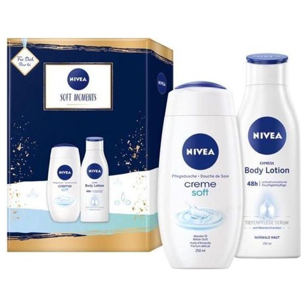  Nivea Soft Moments Gift Set + Free Gift 