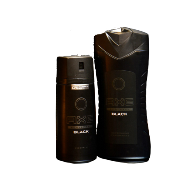  Axe Black Set by Axe for Men - Deodorant Body Spray, 150ml 