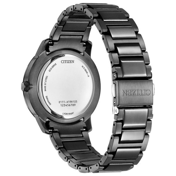  Citizen Watch BM7595-89E For Men - Analog Display, Stainless Steel Band - Black 