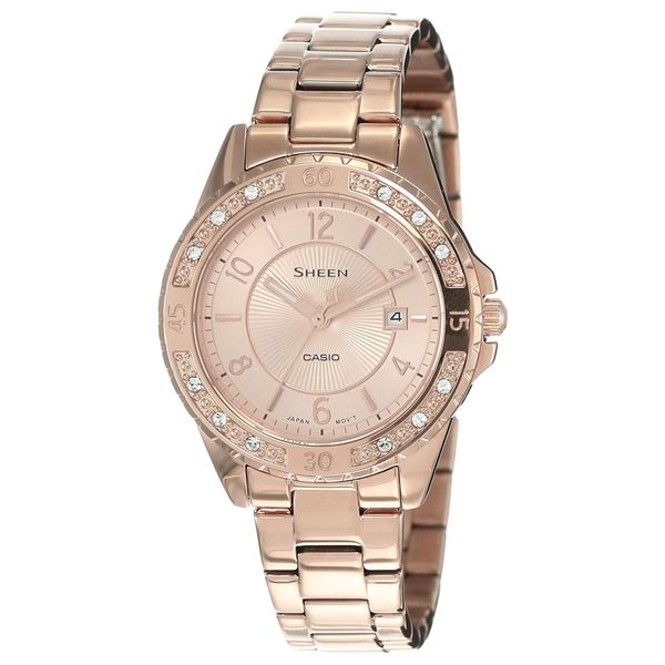 Elryan: Casio Watch SHE-4532PG-4AUDF For Women- Analog Display ...