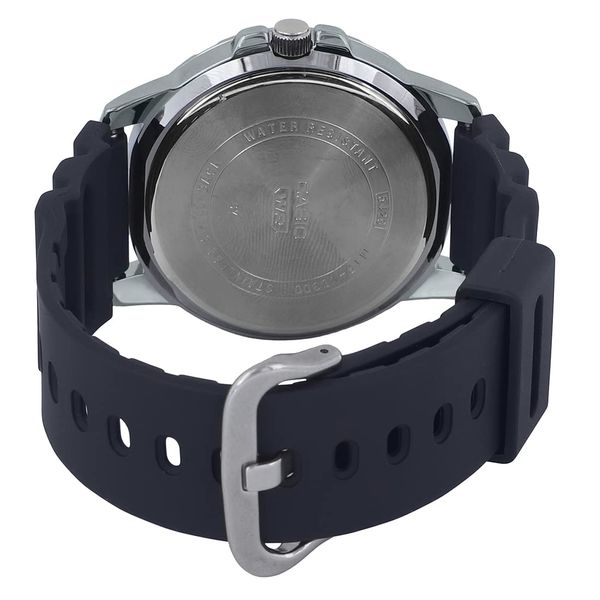  Casio Watch MTP-VD300-7BUDF For Men - Analog Display, Resin Band - Black 