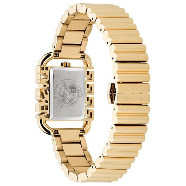  Versace Watch VE3B00522 For Women - Analog Display, Stainless Steel Band - Gold 