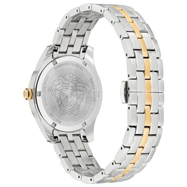  Versace Watch VE6C00523 For Women - Analog Display, Stainless Steel Band - Silver 