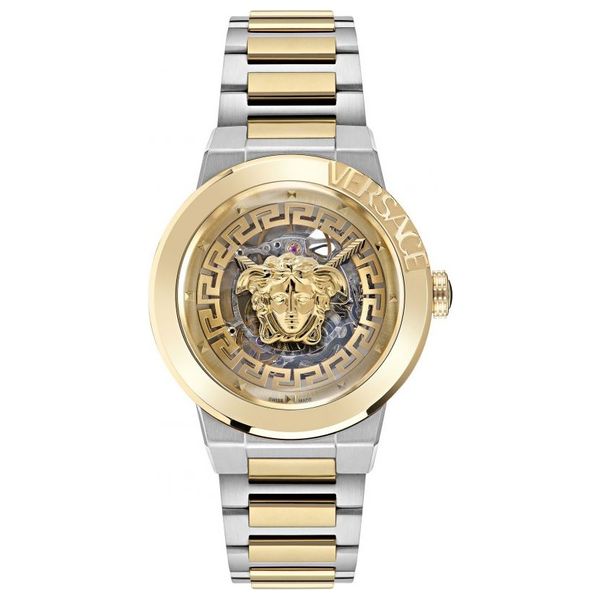  Versace Watch VE3G00122 For Women - Analog Display, Stainless Steel Band - Silver 