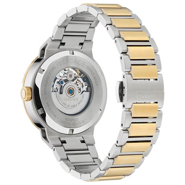  Versace Watch VE3G00122 For Women - Analog Display, Stainless Steel Band - Silver 