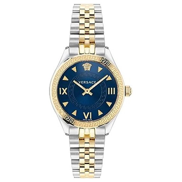  Versace Watch VE2S00522 For Women - Analog Display, Stainless Steel Band - Silver 