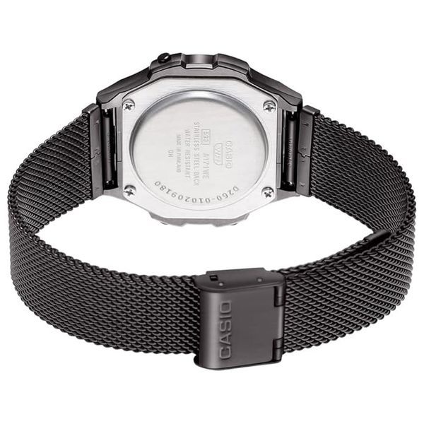 Stainless steel back on sale lcd module watch