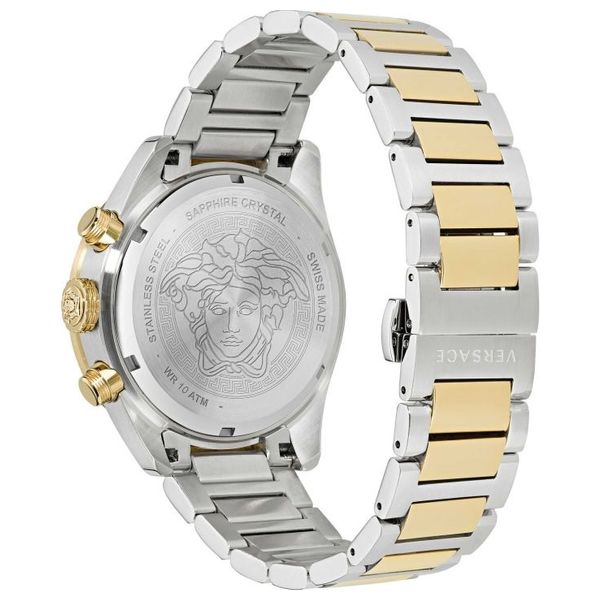  Versus Versace Watch VE6K00423 For Men - Analog Display, Stainless Steel Band - Silver 