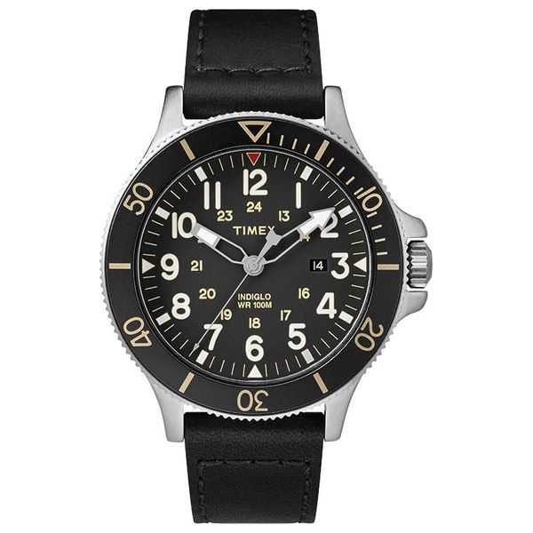 Elryan Timex Watch TW2R45800 For Men Analog Display Leather