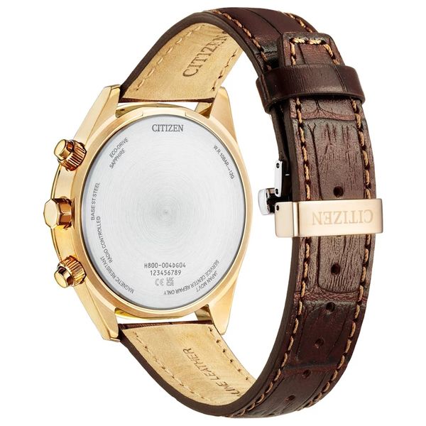  Citizen Watch AT8263-10H For Men - Analog Display, Leather Band - Brown 