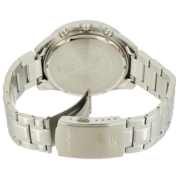  Casio Watch EFR-552D-1AVUDF For Men - Analog Display, Stainless Steel Band - Silver 