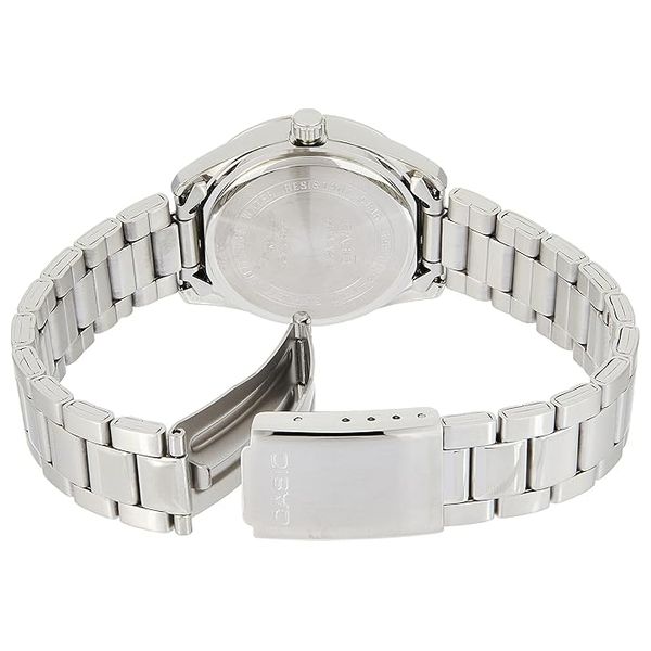  ساعة كاسيو للنساء LTP-1302D-7A2VDF - عرض بعقارب, سوار من ستانلس ستيل - سلفر 