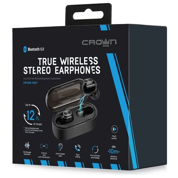 Elryan Crown Micro CMTWS Bluetooth Headphone In Ear Black