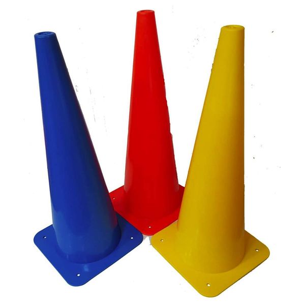  Training Cone Set - 12 Pieces - 38cm 