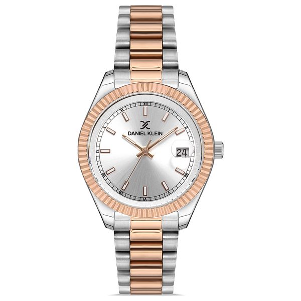  Daniel Klein Watch For Women - Analog Display, Stainless Steel Band - Rose Gold 