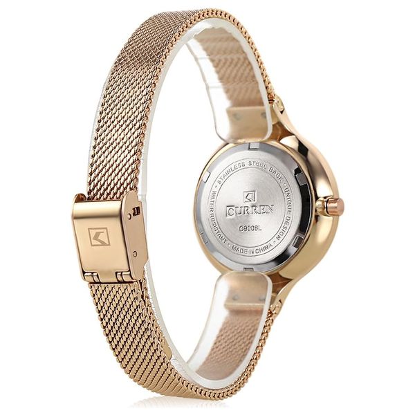  Curren Watch C9008L-RG - For Women - Analog Display, Stainless Steel Band - Bronze 