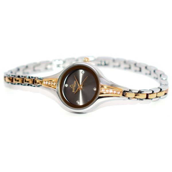  Fitron Watch No8629L For Women - Analog Display, Stainless Steel Band - Gold 