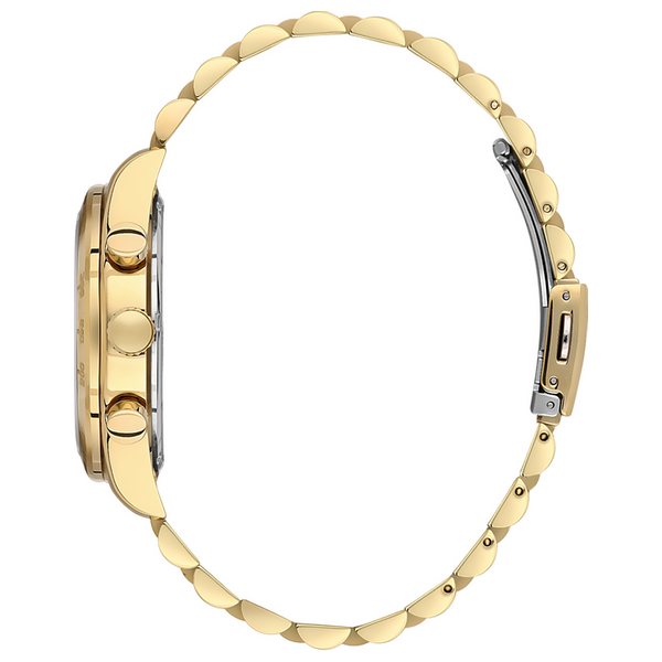 Daniel Klein Watch DK113851-4 For Men - Analog Display, Stainless Steel Band - Gold