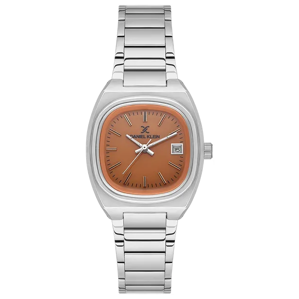  Daniel Klein Watch For Women - Analog Display, Stainless Steel Band - silver 