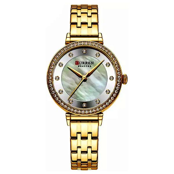  Curren Watch C9087L - For Women - Analog Display, Stainless Steel Band - Gold 