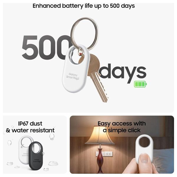  سامسونج سمارت تاغ 2 - عمر بطارية 1.5 عام 