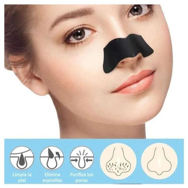  Royal Prestige Lady’s Blackhead Patches Charcoal Deep Cleansing Pore Strips - 6 Strips 