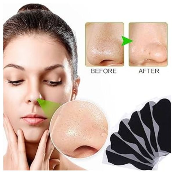  Royal Prestige Lady’s Blackhead Patches Charcoal Deep Cleansing Pore Strips - 6 Strips 